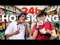 eating at ONLY asian convenience stores for 24 HOURS!
