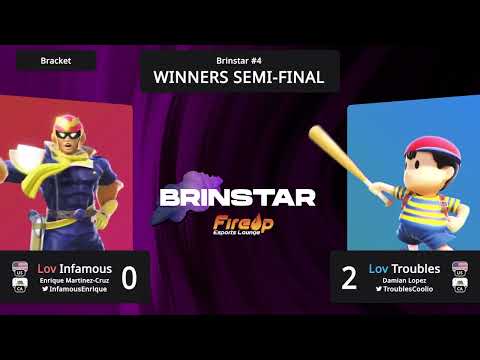 Infamous (Captain Falcon) vs Troubles (Ness) - Brinstar #4 Winners Semi Finals