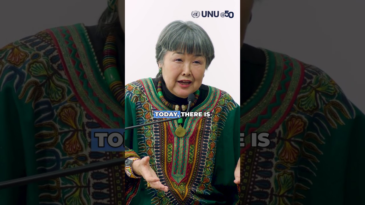Message to Young People – Mieko Ikegame | #UNUConversationSeries #Shorts