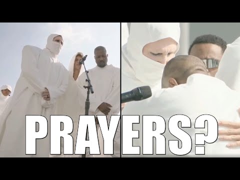 Marilyn Manson Leads Christian Prayer Circle With Kanye West and Justin Bieber
