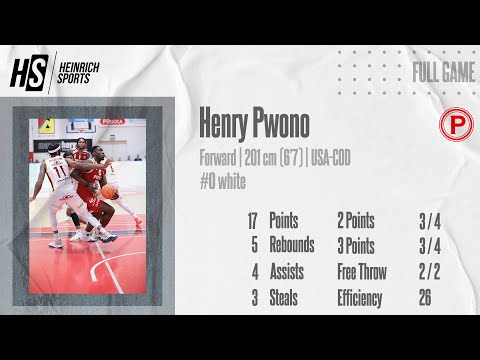 Henry Pwono #0 white (Tampereen Pyrintö vs Lapuan Kobrat | 2024-2025)