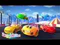 Five Cars In The Race Car Race Song Nursery Rhymes GiggleBellies