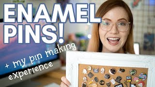 How to design enamel pins: MY PIN MAKING EXPERIENCE!
