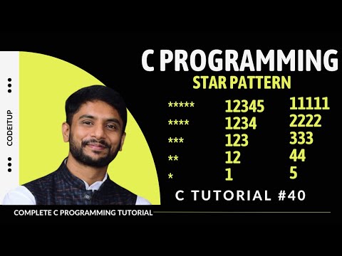 Printing Star Pattern Part 3 In Hindi