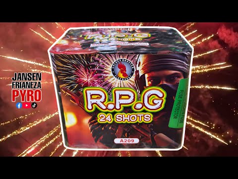 R.P.G 24 shots by Golden Rooster Fireworks | Christmas Eve 2025 Philippines 