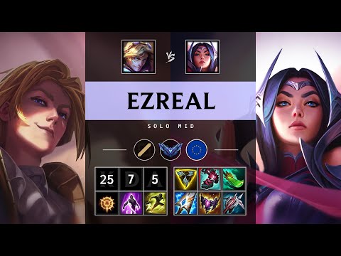 Ezreal Mid vs Irelia - EUW Diamond Patch 25.19