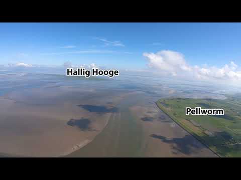 Großer Rundflug über die nordfriesischen Halligen & Amrum