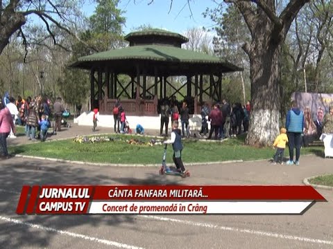 FANFARA MILITARĂ ÎN PARCUL CRÂNG