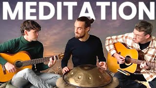 Trio Meditation | HANDPAN and GUITAR 2 hours music | Pelalex Hang Drum Music For Meditation #35