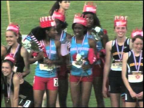 Girls 4x800m Championship Awards - New Balance Nationals Outdoor 2013