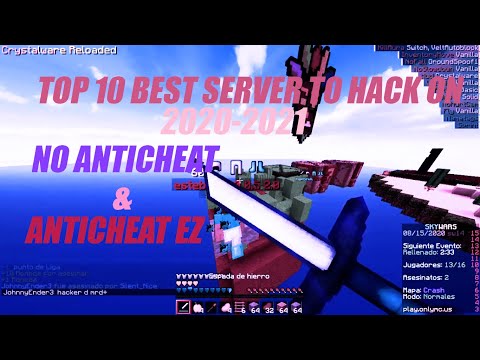 Top 10 Best Servers to Hack on [2020 - 2021] - No Anticheat & Anticheat EZ
