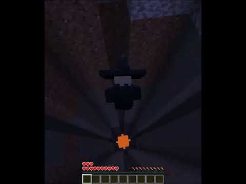 EPIC Witch Death Leap into Lava!! #shorts #Minecraft
