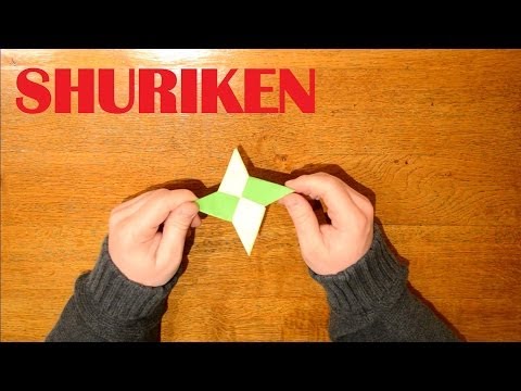 comment construire un shuriken en papier