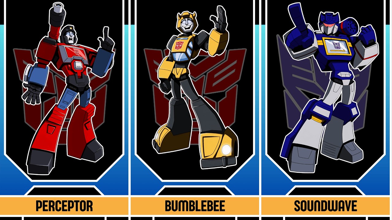 Amazing G1 Transformers in Animated Style - Art by Kris Smith #transformers #autobots #decepticons