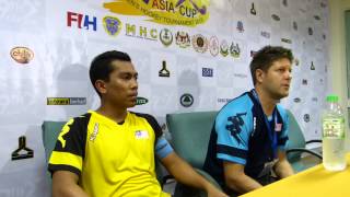 Paul Revington after Malaysia's Opening Match At 9th Asia Cup