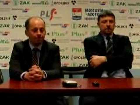 [02.02.2008] ZAKSA - J.W. Construction [konferencja]