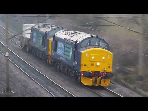 6K73 = 37405 37402 Sellafield to Crewe Flasks.