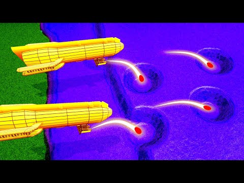 Massive AIRSHIP SUPERWEAPON vs Living TSUNAMI To Prevent Another Disaster in Creeper World 4!