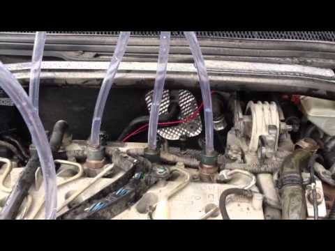 Volvo D5 injector bypass test