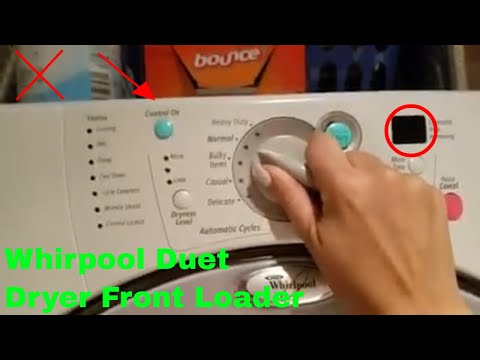 ✅  How To Use Whirlpool Duet Dryer Front Loader Review