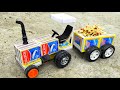 How To Make Matchbox Tractor With Troelly Diy Matchbox Tractor Toy Mralvibd