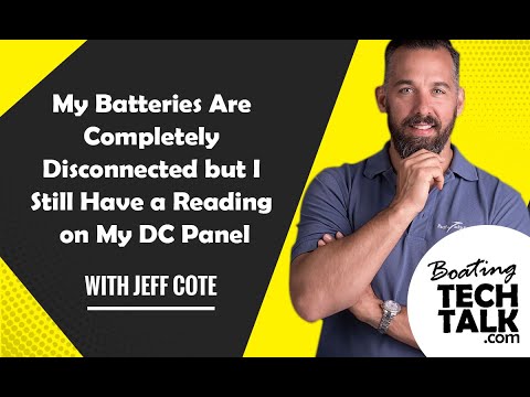 My Batteries Are Completely Disconnected but I Still Have a Reading on My DC Panel?