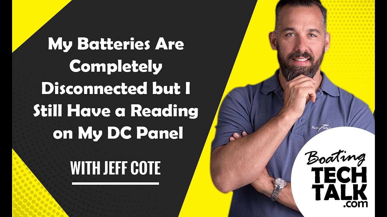 My Batteries Are Completely Disconnected but I Still Have a Reading on My DC Panel?