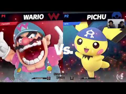 UoS4 SSBU Loser Quarters - Lordriqo (Wario) vs. Nathix (Pichu)
