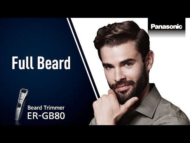 Tondeuse Homme Panasonic ER-GB60-K503 Sans Fil 50min Longueurs Réglables 2 Sabots video