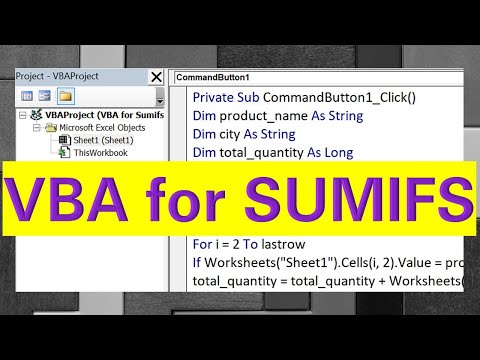 Excel VBA Sumifs with Multiple Criteria - Macros for Excel