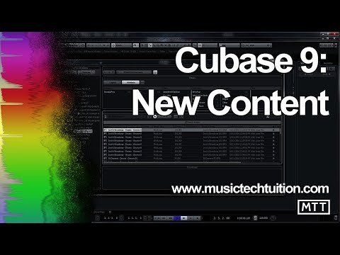 Cubase 9 - New Content