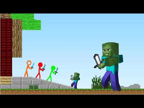 animation vs Minecraft Zombies