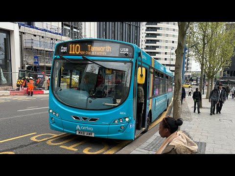 THRASH (Ex Arriva North West) Arriva Midlands 3806 MX61 AWR VDL SB200 Voith