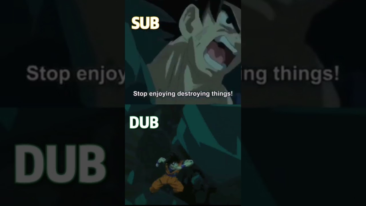 Moments when dub was better than sub !
