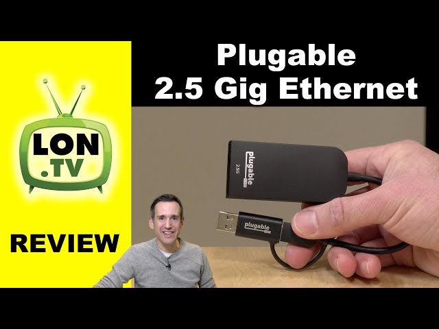Vídeo relacionado con Auratrove Adaptador Ethernet USB 3.2 a 5GbE con chip Realtek RTL8157, tarjeta de red de 5 Gbps para Windows 11 para Mac Linux, nailon para diseño de cable trenzado dividido con A-C y C-C, negro