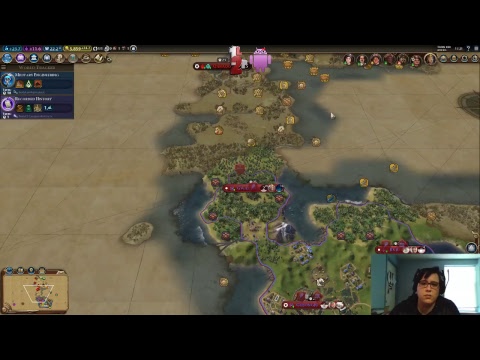 n3rdg1rl plays Civilization VI - Rise and Fall Expansion!