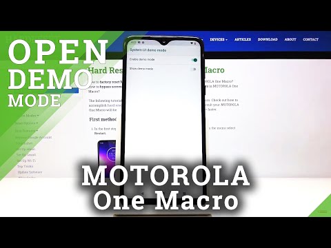 How to Find Demo Mode in Motorola One Macro – Enable System UI Demo Mode