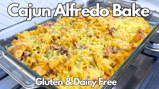 This Cajun Alfredo Bake Is CRAZY Good 😳🔥 | Gluten & Dairy Free Recipe