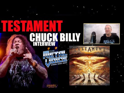 TESTAMENT Chuck Billy Interview-Talks New Album PARA BELLUM Writing & Steve 'Zetro' Souza Input