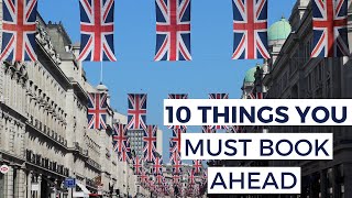 LONDON TRIP PLANNING | GUIDE FOR WHAT TO BOOK AHEAD FOR LONDON