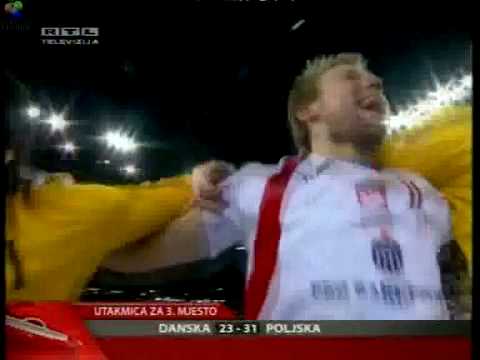 Poland celebrates the Bronze Medal at the Handball WC 2009