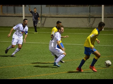 Las Palmas C se va al ataque. Jugadas ofensivas del equipo amarillo contra el Maspalomas
