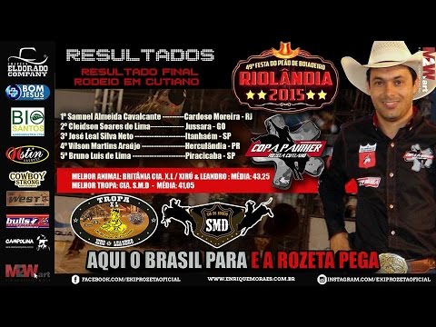 Final do rodeio em cavalos de Riolândia - SP 2015