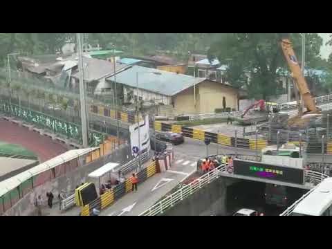 Huge pile up - Crash - 2017 Macau Grand Prix - FIA GT World Cup