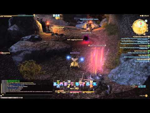 FF XIV ARR: Black Mage Class Quest - Level 45 - Artifact Gear Quest