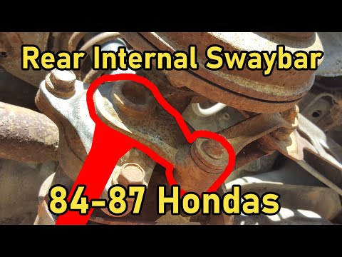 Tighten up play in Rear Swaybar (84, 85, 86, 87 Civic, CRX, Integra)