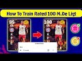 How To Train 99 rated M. De ligt in efootball 24 with 99 heading !!