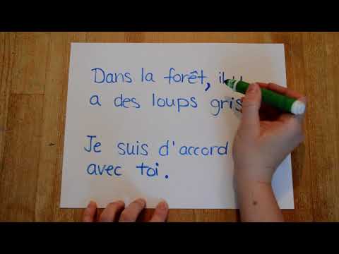 Français-la phrase déclarative