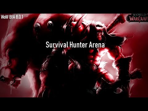 WoW BFA 8.0.1 - Survival Hunter Arena - Harpoon