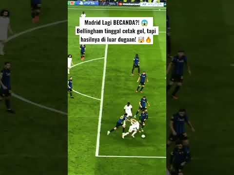 Madrid Lagi BECANDA?! 😱 Bellingham tinggal cetak gol, tapi hasilnya di luar dugaan! 🤯🔥#ucl